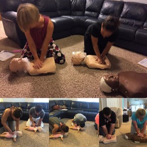 Cpr trainings this week! Great clients make learning fun!!