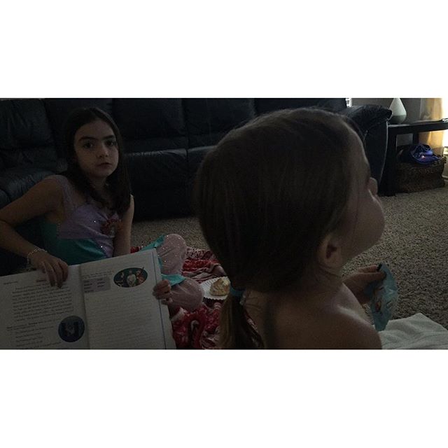 princess Ariel is rocking her homeschool work while Naked Ninny is rocking the potty training! So far we are fairly successful. I'm working on catching up my CPR files from January {#procrastinator }