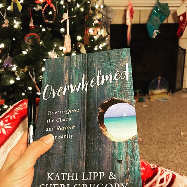 Kids are asleep {or at least quiet}, hubby is working late, Christmas tree is still up & I am going to enjoy reading this gem! I need to finish by 12/31 and I'm *still* in chapter 1....old habits die hard :(