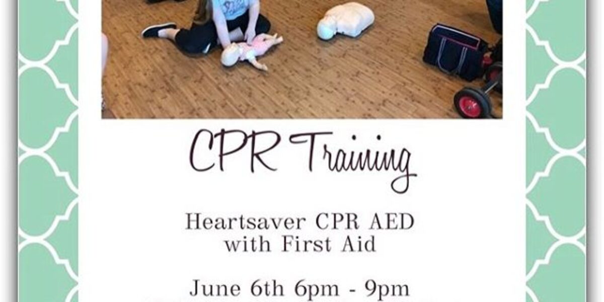 CPR training in Little Elm, Tx June 6