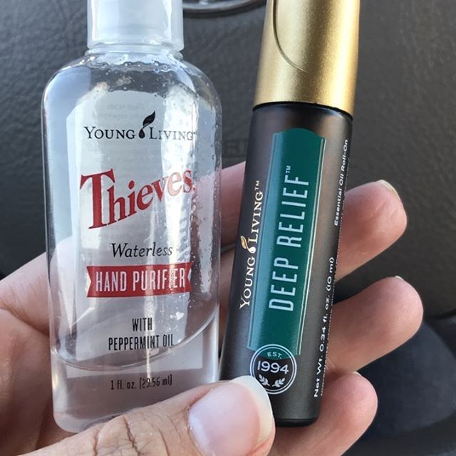 Busting my afternoon with these beauties. #deeprelief #thieveshandsanitizer