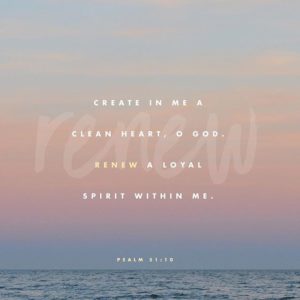 My favorite song to sing in chapel as a child is based on this verse. Thankful for a Savior who does Cleanse my every mistake and wipes away every tear I shed.