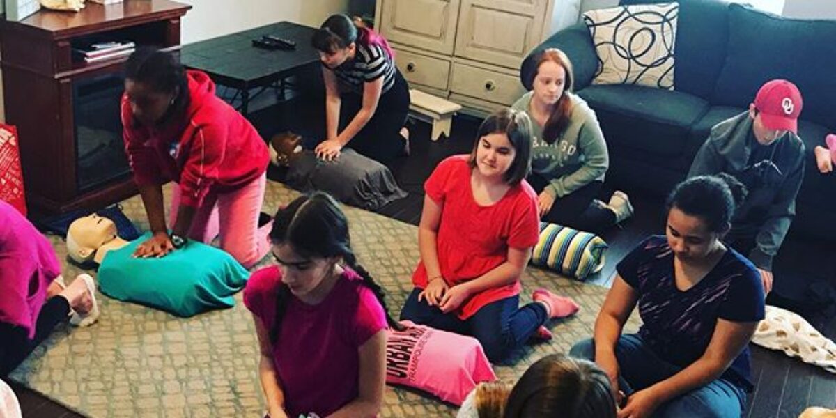 CPR AED + First Aid + Relief of Choking + Babysitter’s class = a room full of fun teens! #cprfrisco #savealife #cprclass #aha #cprinstructor #babysitter #babysitters #training #education #teachersofinstagram #teacher